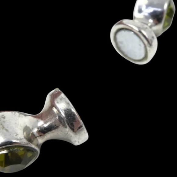 Set of 2 green gemstone bracelets with magnetic clasp - Picture 7 of 7